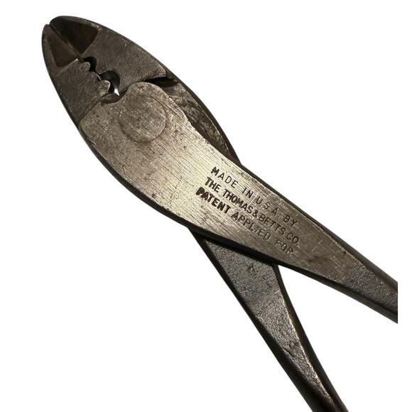 VTG Thomas Betts USA T&B Sta-Kon LUG Crimper WT-111 Pliers Electrical Hand Tool - Picture 3 of 9